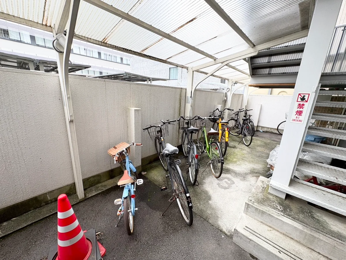 駐輪場付きですので、入居中ご利用できます♪