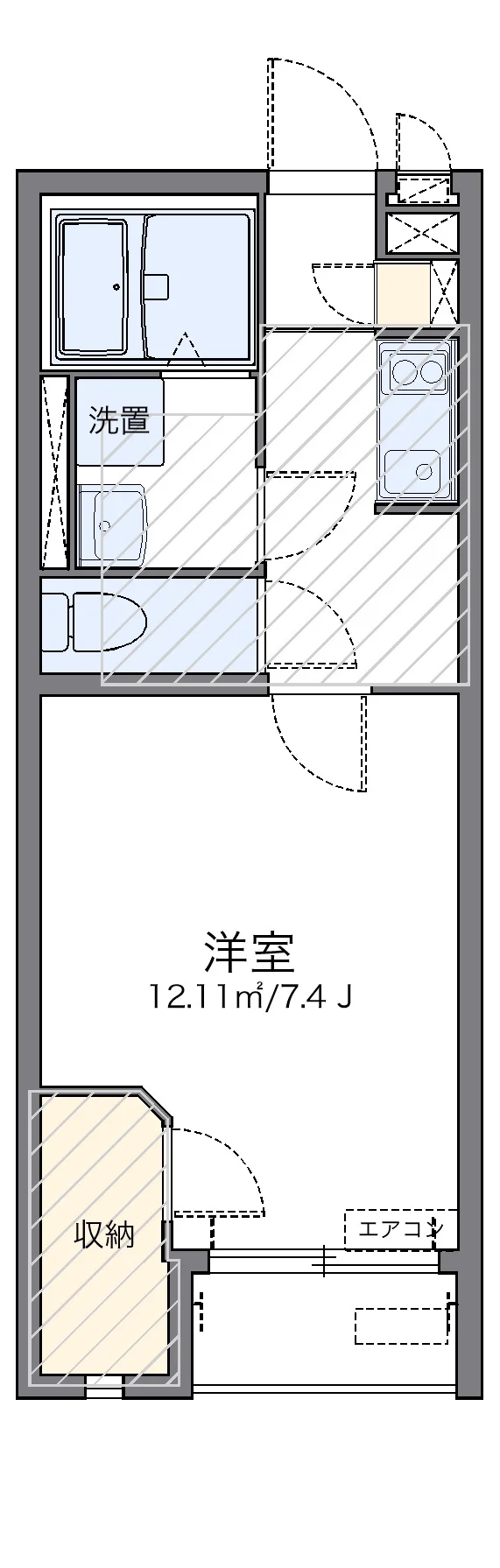 代表的な間取のため実際の間取とは異なる場合があります