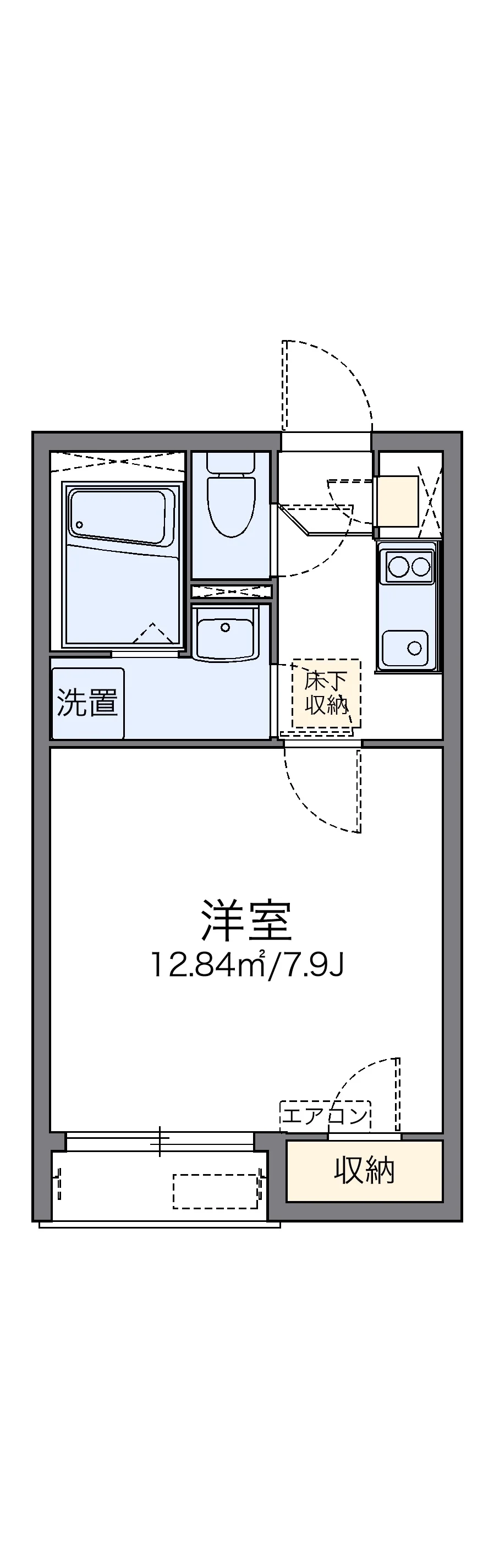 代表的な間取のため実際の間取とは異なる場合があります