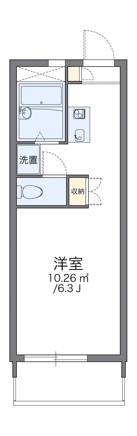 代表的な間取のため実際の間取とは異なる場合があります