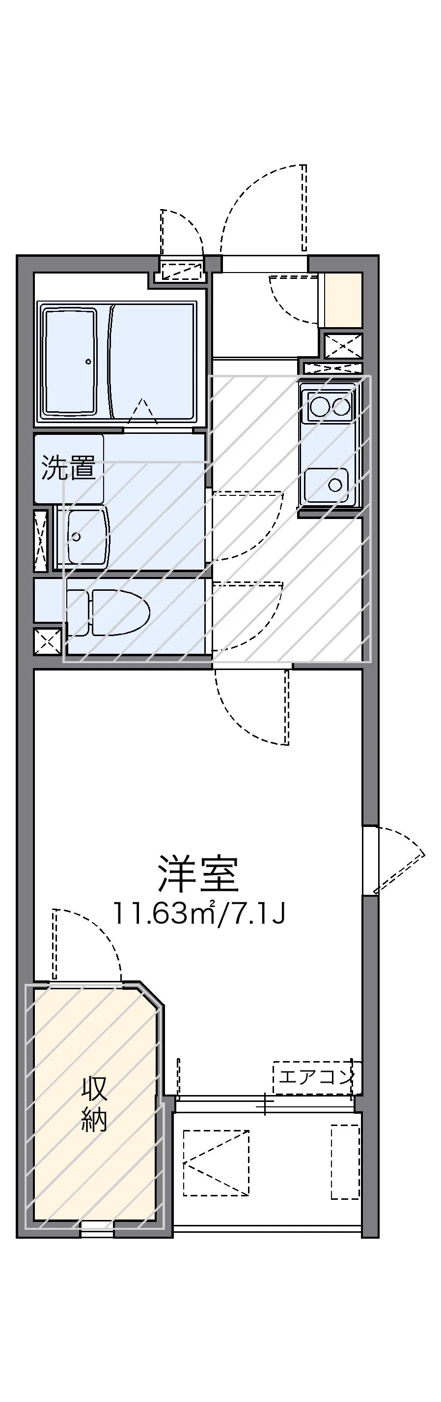 代表的な間取のため実際の間取とは異なる場合があります