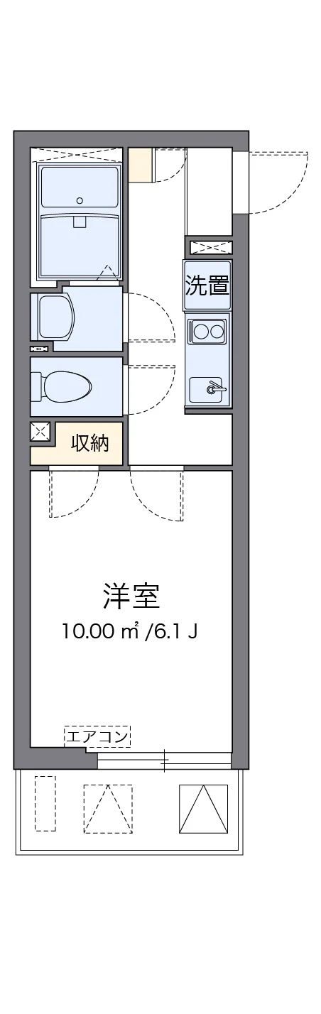 代表的な間取のため実際の間取とは異なる場合があります