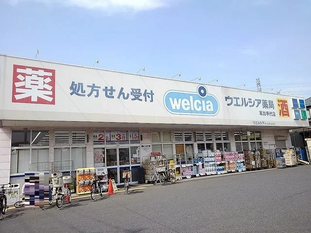 ウエルシア草加手代店まで700m
