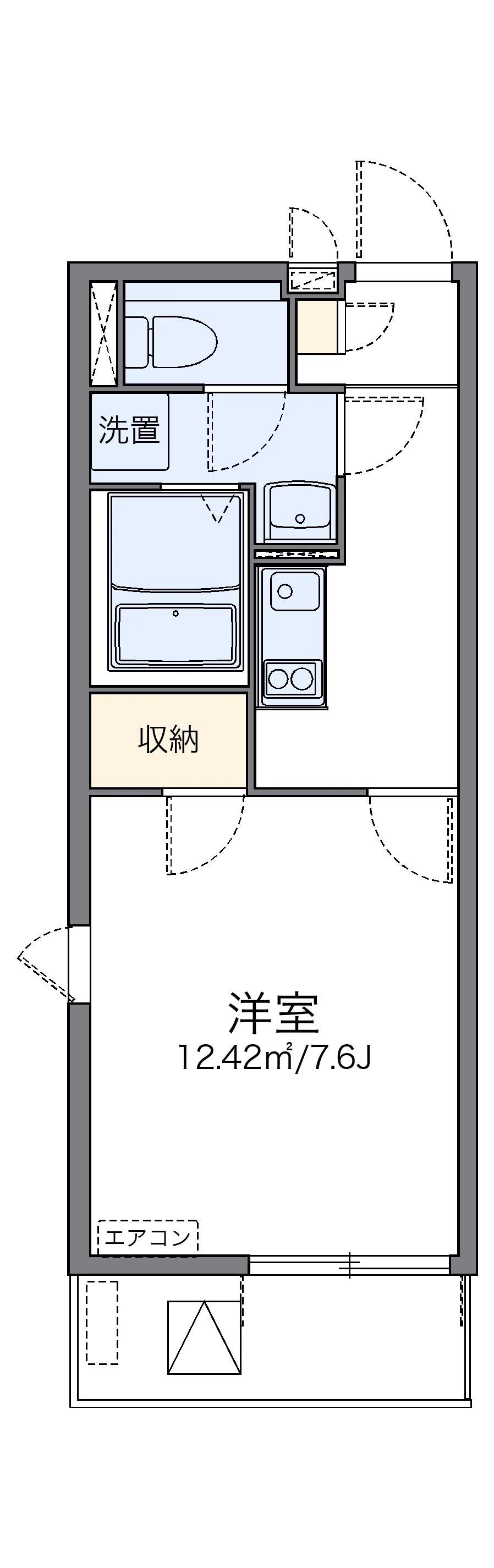 代表的な間取のため実際の間取とは異なる場合があります