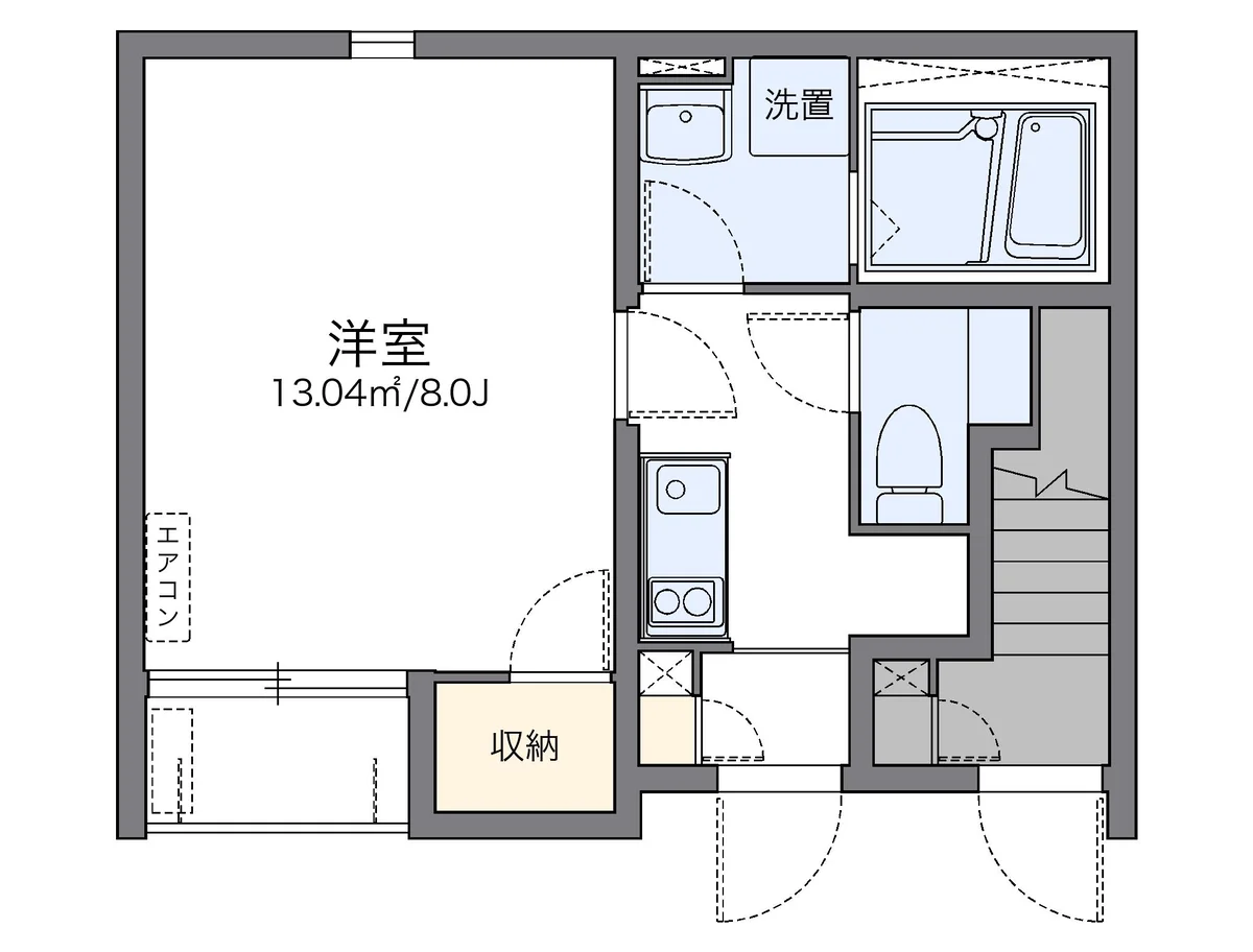 代表的な間取のため実際の間取とは異なる場合があります