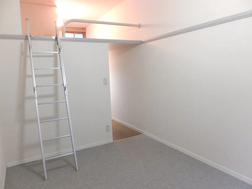 カーペット仕様でシンプルな造りのお部屋です