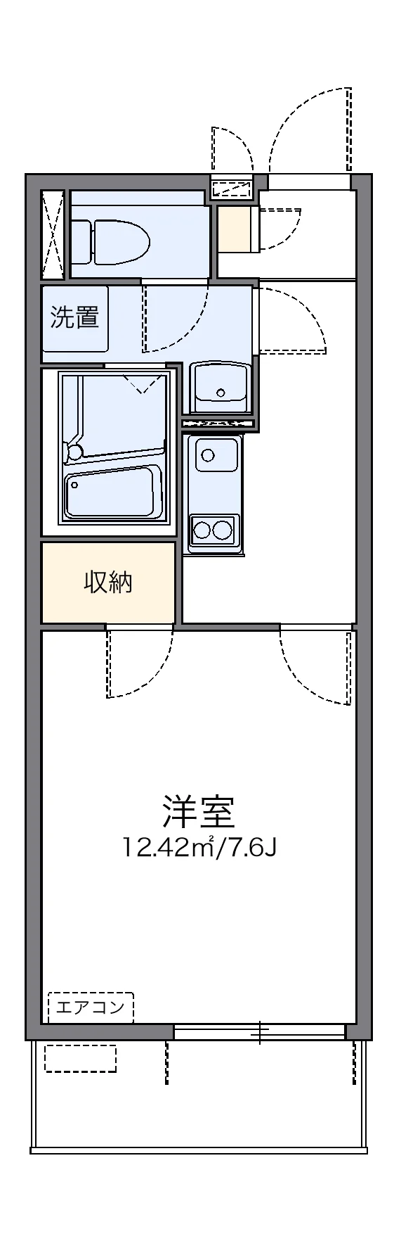 代表的な間取のため実際の間取とは異なる場合があります