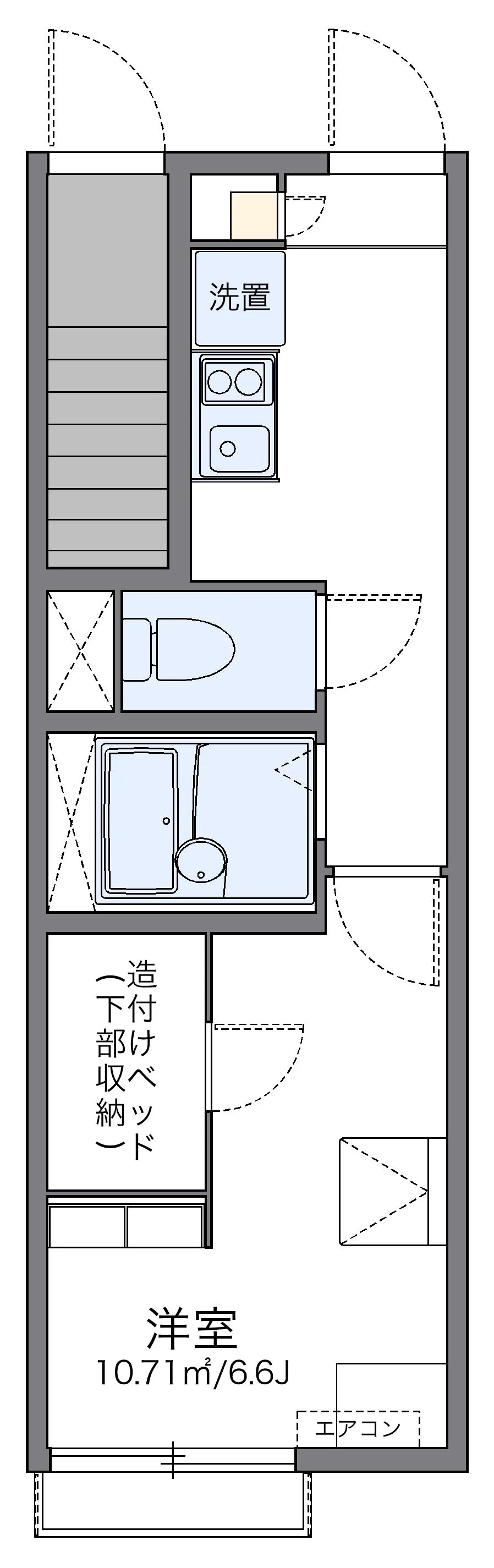 代表的な間取のため実際の間取とは異なる場合があります