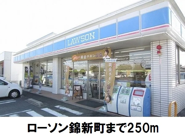 ローソン東出雲錦新町まで250m