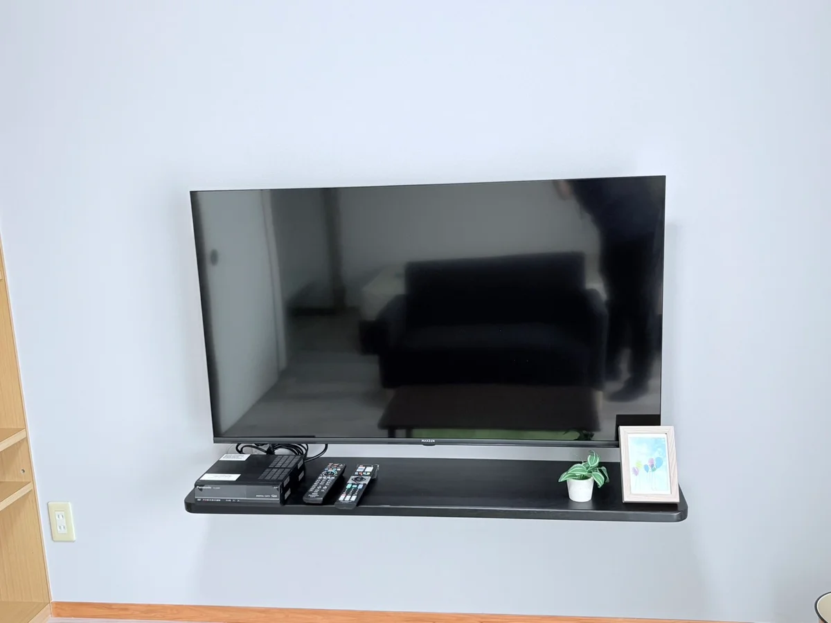壁掛けＴＶ付き♪