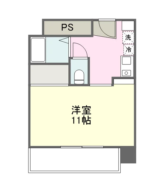 １Kのお部屋です☆☆室内リノベーション済♪
