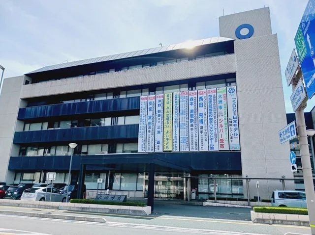 大洲市役所様まで1400m