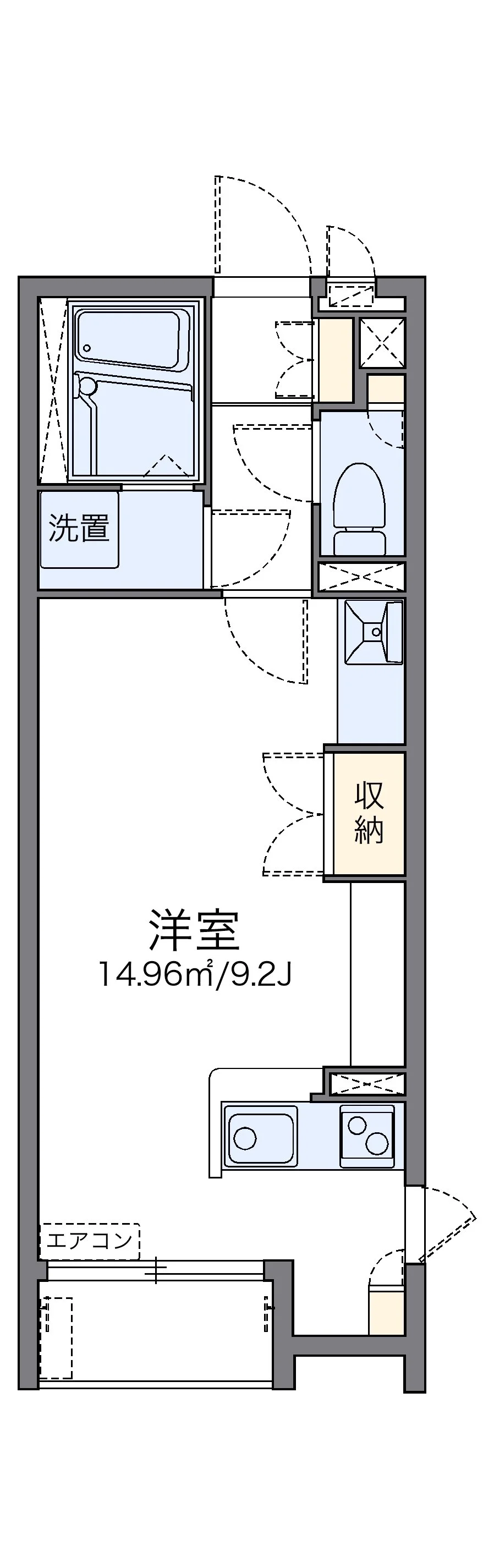 代表的な間取のため実際の間取とは異なる場合があります