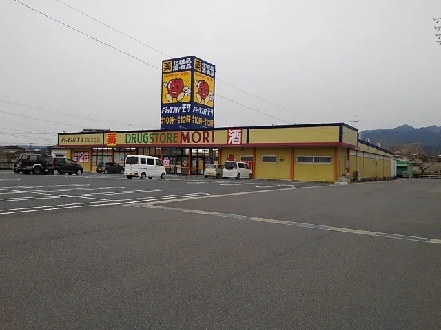 ドラッグストアモリ日田友田店まで1050m
