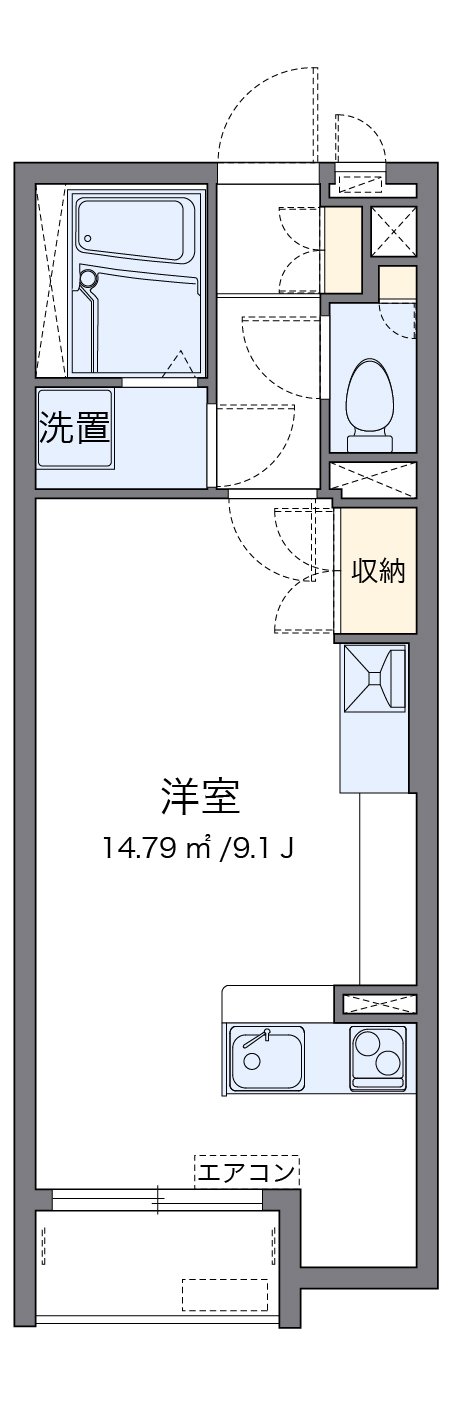 代表的な間取のため実際の間取とは異なる場合があります