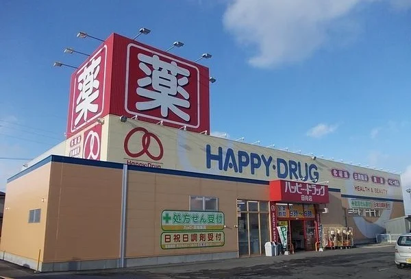 ハッピードラッグ田向店まで600m