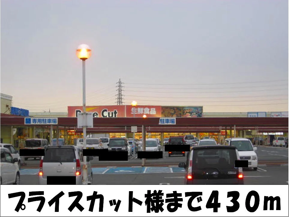 プライスカット　様まで430m