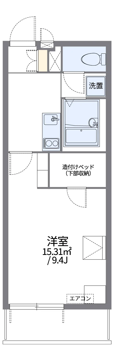 代表的な間取のため実際の間取とは異なる場合があります