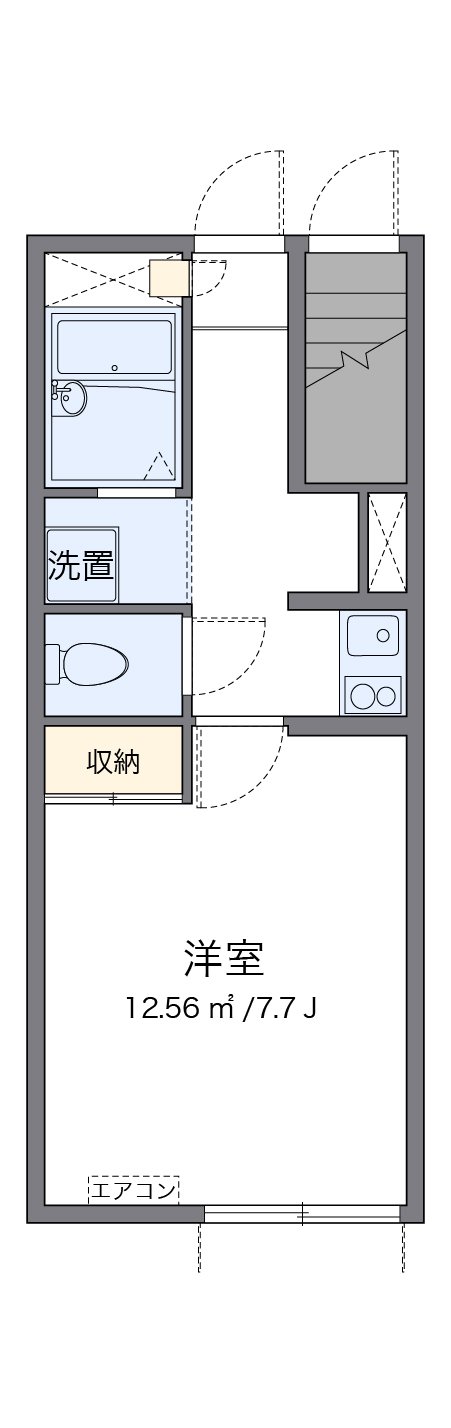 代表的な間取のため実際の間取とは異なる場合があります