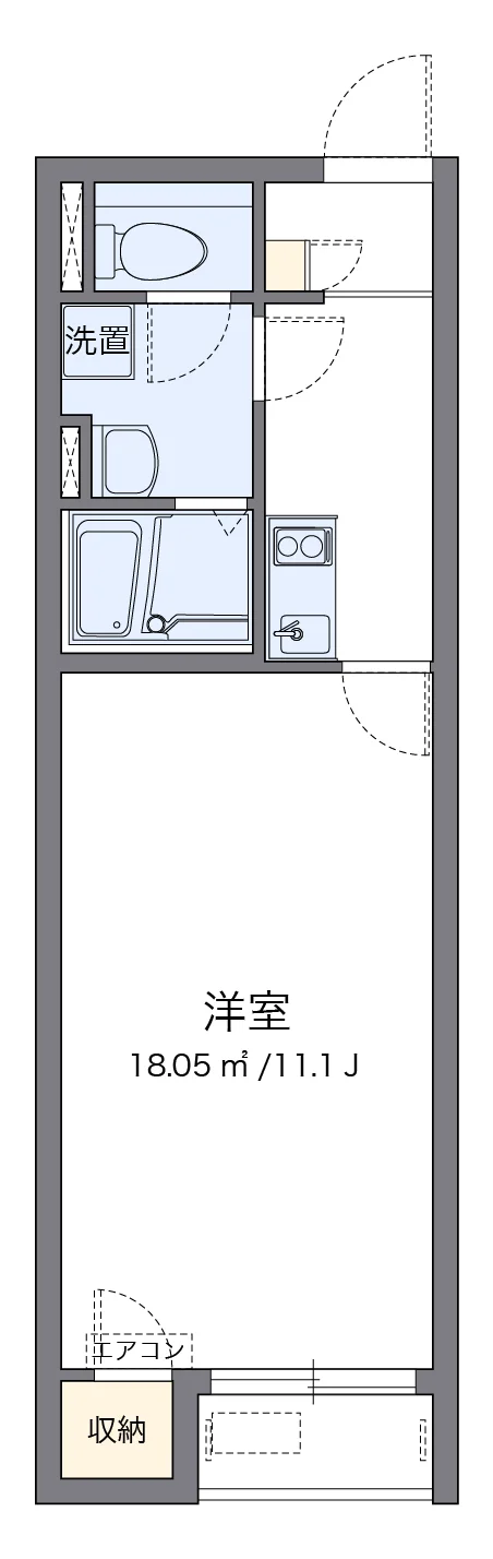 代表的な間取のため実際の間取とは異なる場合があります