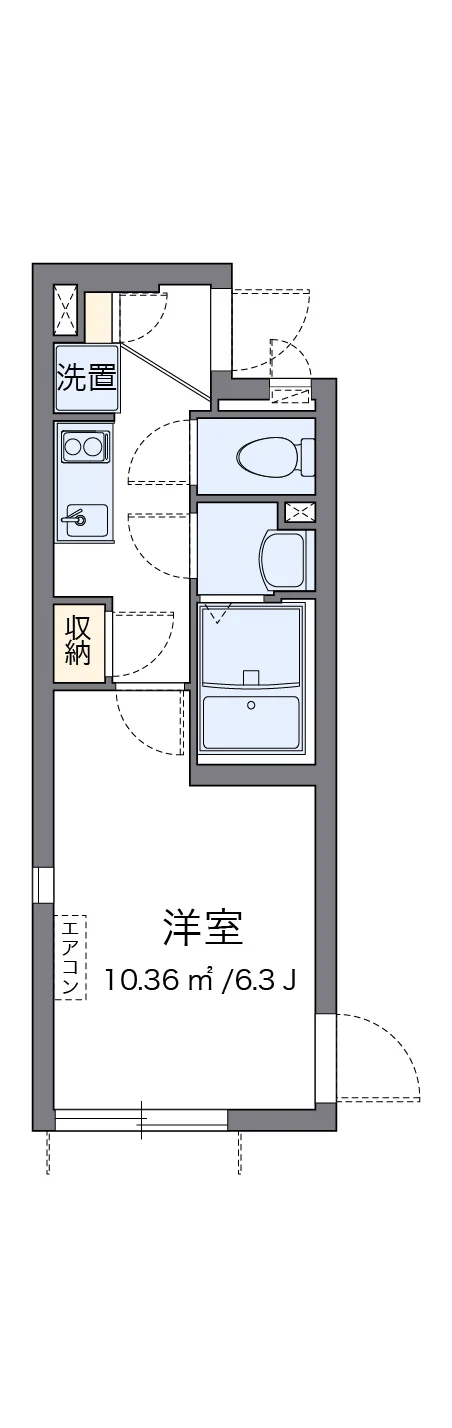代表的な間取のため実際の間取とは異なる場合があります