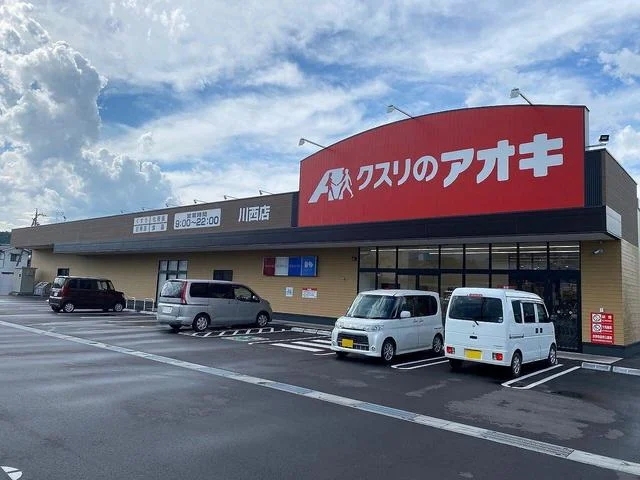 クスリのアオキ川西店まで850m