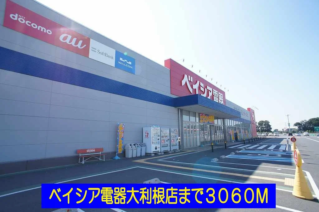 ベイシア電器大利根店まで3060m