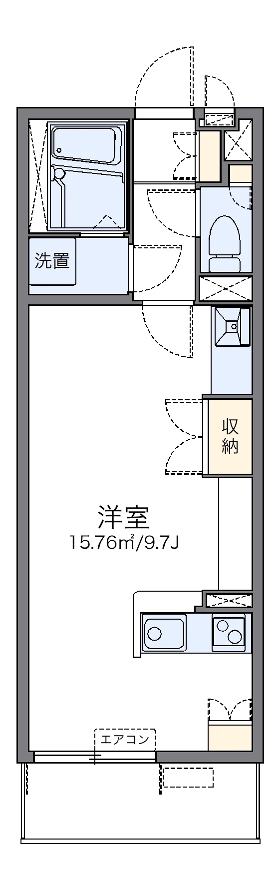 代表的な間取のため実際の間取とは異なる場合があります