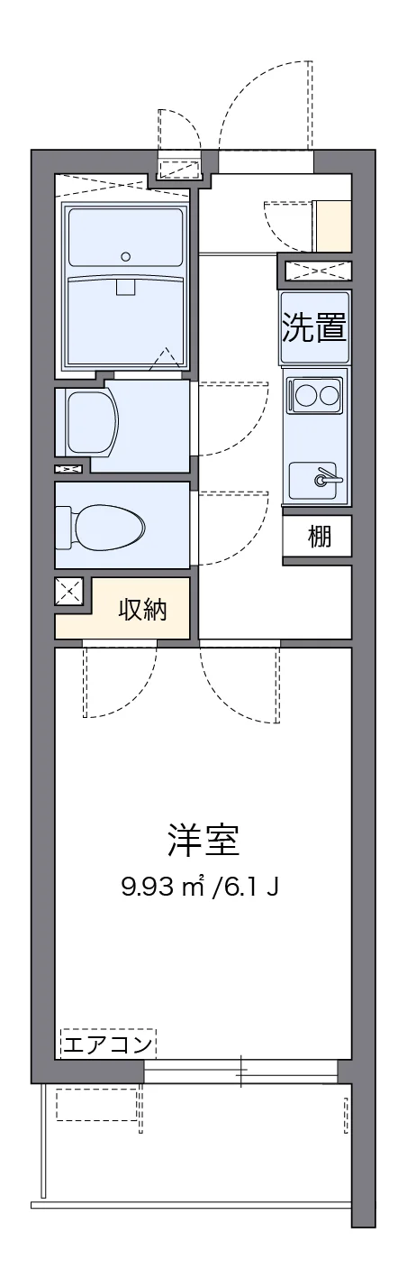 代表的な間取のため実際の間取とは異なる場合があります