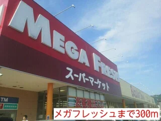 メガフレッシュまで300m