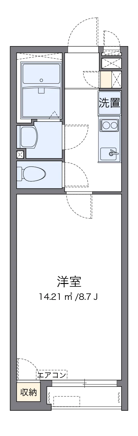 代表的な間取のため実際の間取とは異なる場合があります