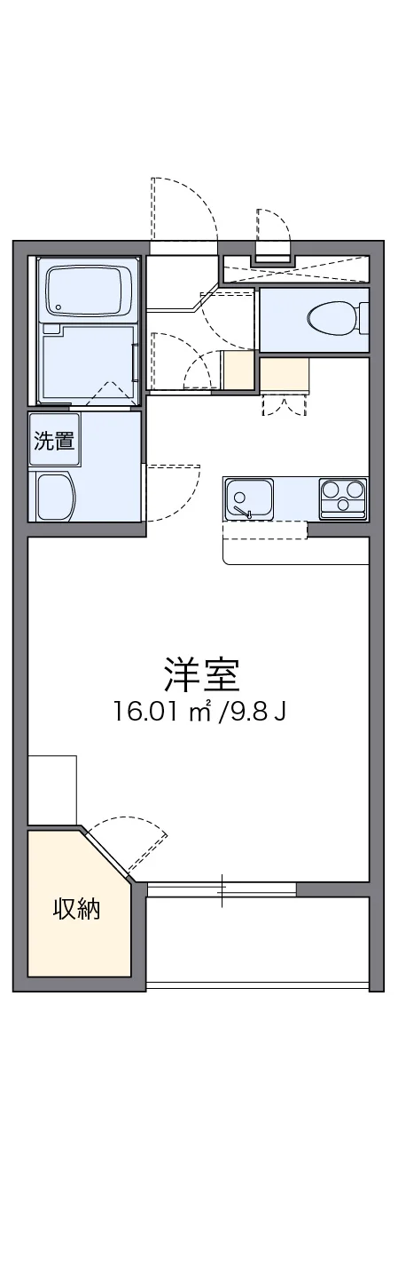 代表的な間取のため実際の間取とは異なる場合があります