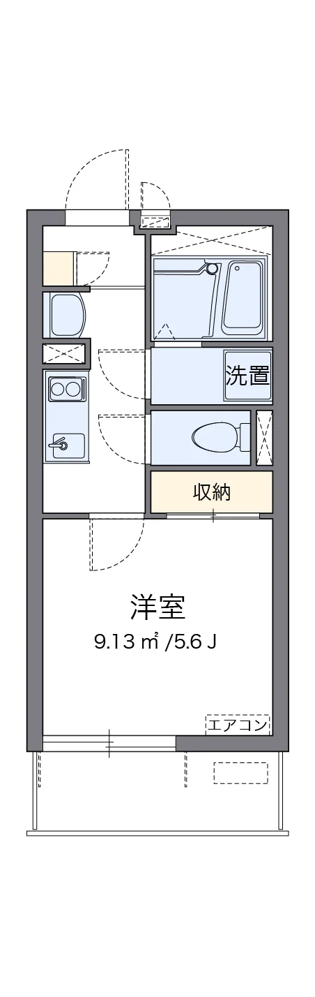 代表的な間取のため実際の間取とは異なる場合があります