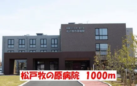 松戸牧の原病院まで1000m