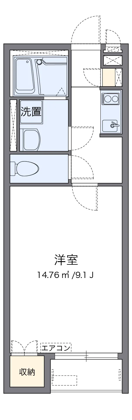 代表的な間取のため実際の間取とは異なる場合があります
