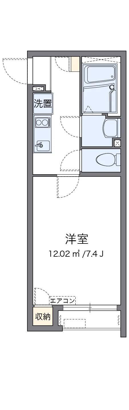 代表的な間取のため実際の間取とは異なる場合があります