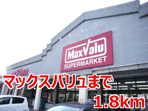 マックスバリュまで1800m