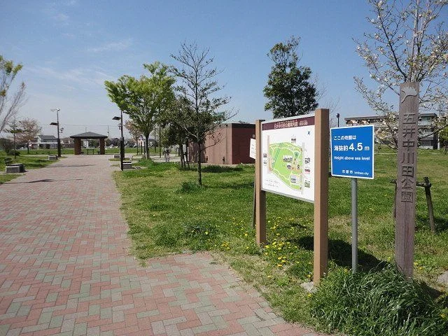 中川田公園まで300m