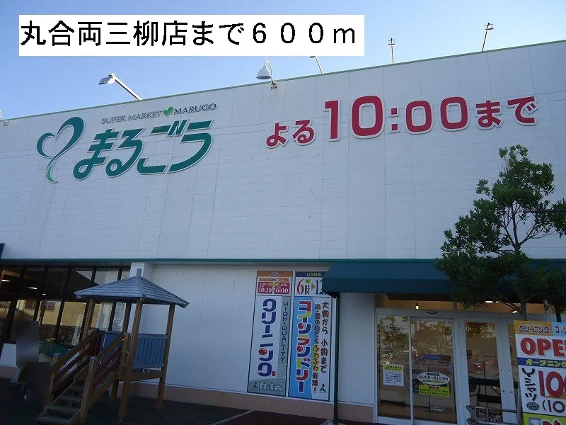 丸合両三柳店まで600m