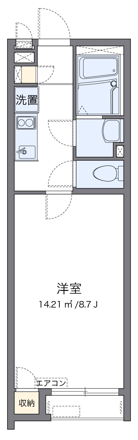 代表的な間取のため実際の間取とは異なる場合があります