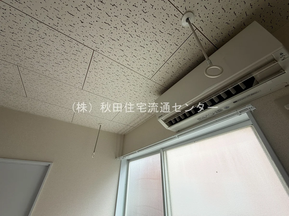 室内物干し付き