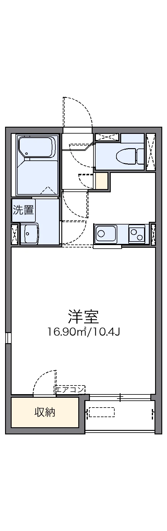 代表的な間取のため実際の間取とは異なる場合があります