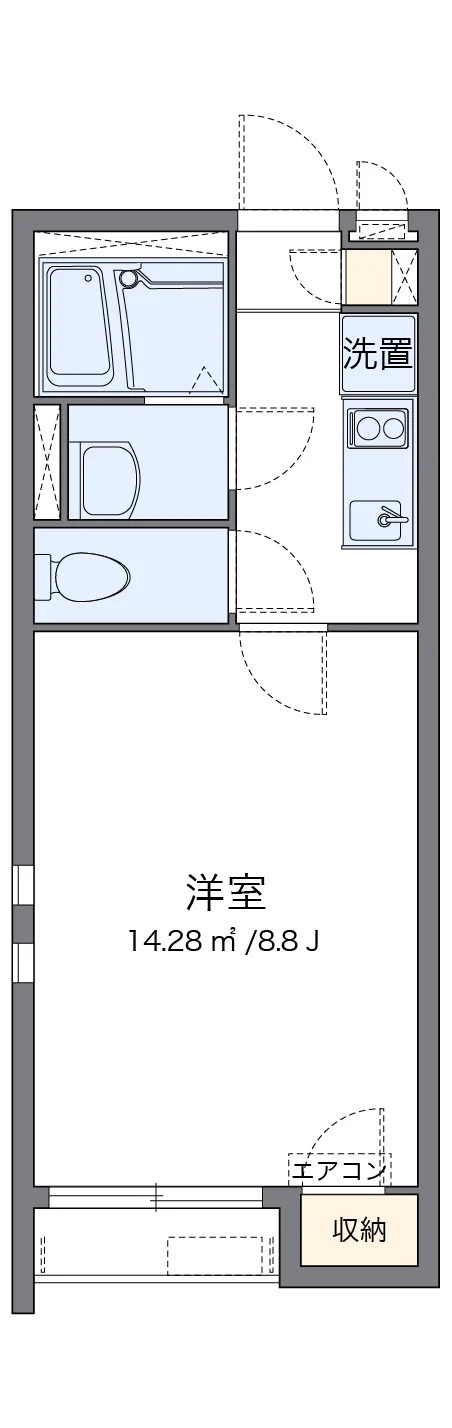 代表的な間取のため実際の間取とは異なる場合があります