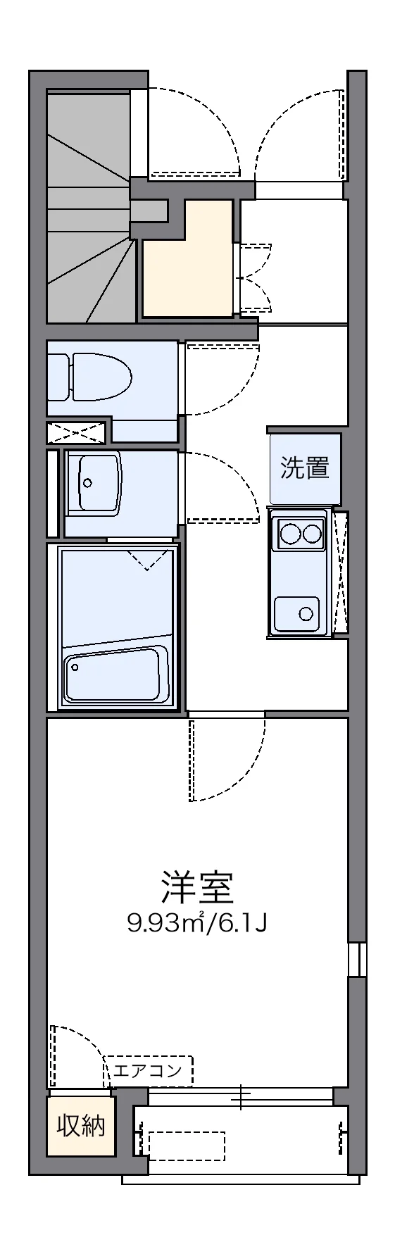代表的な間取のため実際の間取とは異なる場合があります