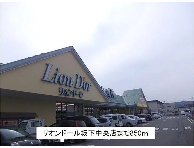 リオンドール坂下中央店まで850m