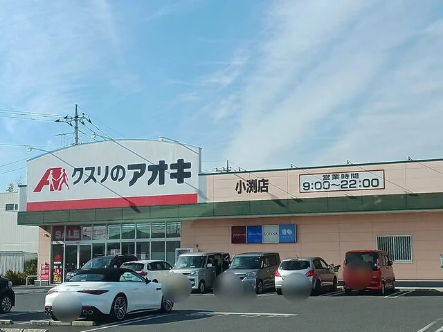 クスリのアオキ小渕店まで900m