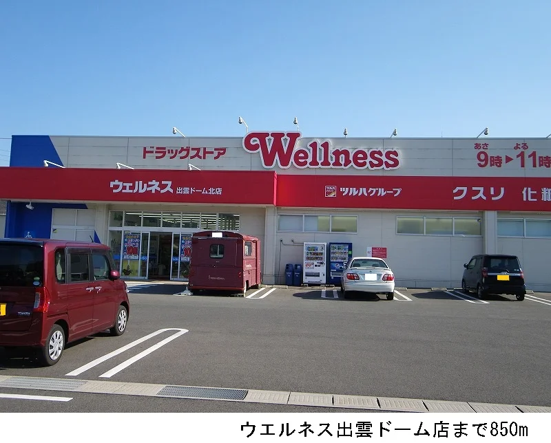 ウエルネス出雲ドーム北店まで850m