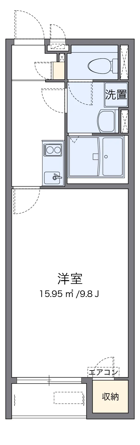 代表的な間取のため実際の間取とは異なる場合があります