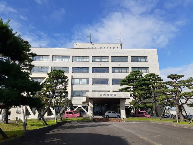 胎内市役所まで4700m