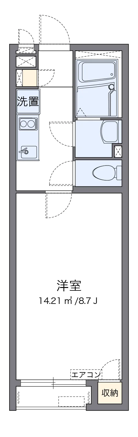 代表的な間取のため実際の間取とは異なる場合があります